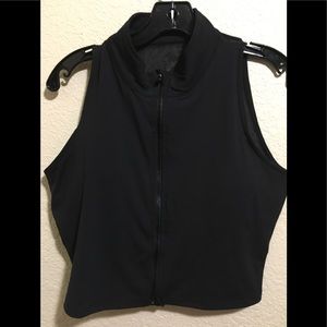 FABLETICS BlueBell Midi Sports Bra ZIP it up. NWOT